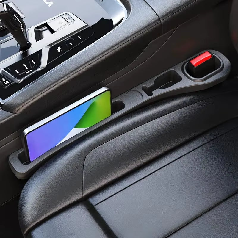 Car Seat Gap Filler 1Pair Center Console Side Crevice Filler Strip Elastic Seat Gap Filling Strip Drop Blocker